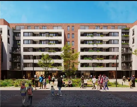 Vizualizacija unutrašnjeg dvorišta kompleksa Lux 51
